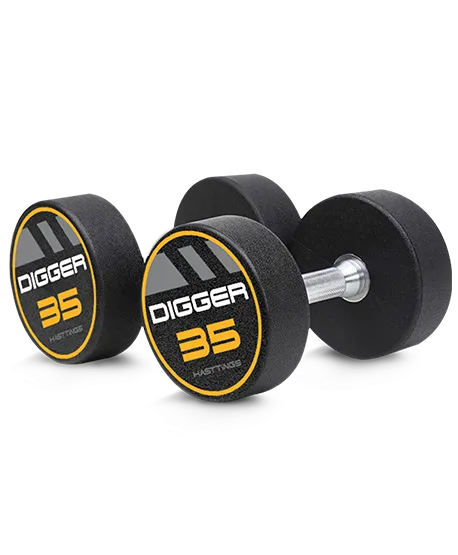 Комплект полиуретановых гантелей 20 пар от  2,5 до 50 кг