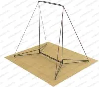 Мобильная гимнастическая стойка