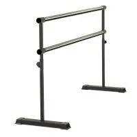 Переносной хореографический станок регулируемый двухрядный Адажио. Поручни - нерж. сталь