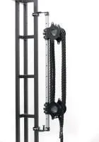 Канатный тренажер  "Двойная бочка" с регулировочной стойкой + канат (20м)