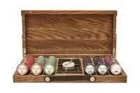 Набор для покера Valentino Poker Room Ceramic на 300 фишек в кейсе из ясеня, Partida