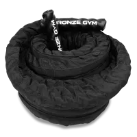 Канат тренировочный BRONZE GYM 4.1см.х 9м,12 кг.