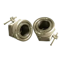 Замки олимпийские BRONZE GYM металлические (2,5 кг, пара)