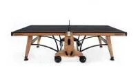 Теннисный стол складной для помещений "RASSON PREMIUM T03 Indoor" (274 х 152,5 х 76 см, натуральный дуб) с сеткой