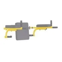 Брусья откидные со спинкой Midzumi Heikobo (лимонный пай)