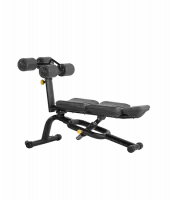 Скамья для пресса регулируемая BRONZE GYM H-034A (черный)