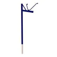 Баскетбольная стойка уличная одноопорная для тренир. щита 900х1200 мм вынос 1200 мм ZAVODSPORTA