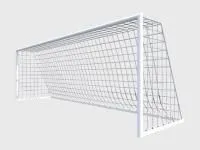 Футбольные ворота мобильные с алюминиевой рамой основания 7,32х2,44х1,9 м