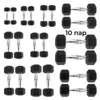 Гантельный ряд DFC от 1 кг до 10 кг