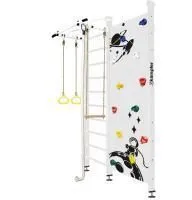 Шведская стенка Kampfer Jungle Ceiling Boy (№6 Жемчужный Стандарт белый турник)