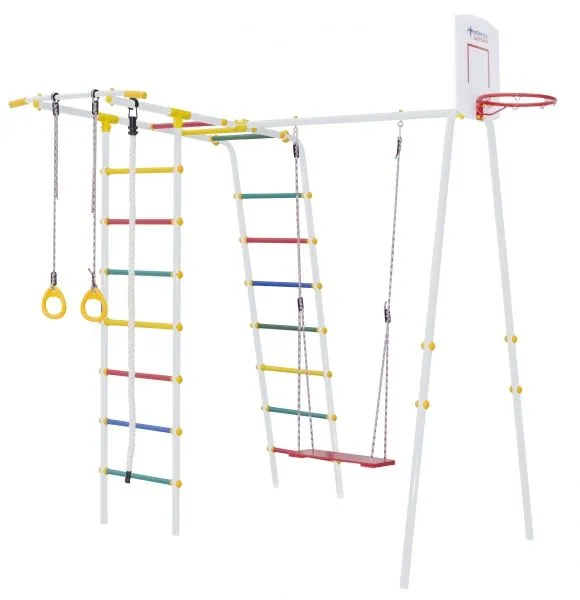 Спортивно-игровой комплекс Формула здоровья Street 1 Smile (белый радуга)