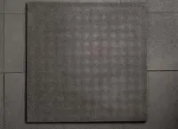 Напольное резиновое покрытие 1000х1000х30 мм ECO (цвет - черный)