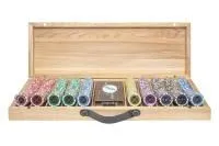 Набор для покера Ultimate на 500 фишек в кейсе из ясеня v2, Partida