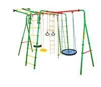 Спортивно-игровой комплекс Kampfer Wunder (Гнездо малое синее (желтая лиана))