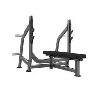 Скамья для жима Realleader FW-1001 (черная рама, бордовая обивка)