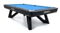 Стол / пул "Rasson Wolf" 9 ф (черный, сланец 25 мм) в комплекте с плитой, аксессуары + сукно
