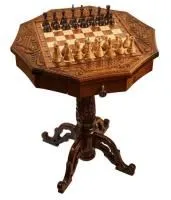 Стол ломберный шахматный "Севанское сражение", Haleyan