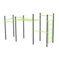 W327 Воркаут (7 перекладин, рукоход классический, шведская стенка) ZAVODSPORTA