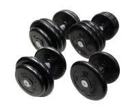 Гантельный ряд от 3,5 кг до 38,5 кг.