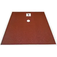 Помост (покрытие) для гиревого спорта с разметкой 2х2 толщ. 15 мм