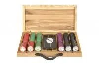 Набор для покера Valentino Ceramic на 300 фишек в кейсе из ясеня v2, Partida