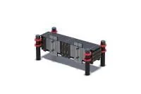 Горизонтальная гимнастическая скамья WorkOut 108х3,5мм