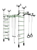 Детский спортивный комплекс Формула Здоровья Слоненок (белый-салатовый)