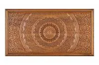 Нарды РФН из массива черного дуба 58х63 см