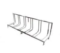 Велопарковка на 6 мест Classic-6N из нержавеющей стали