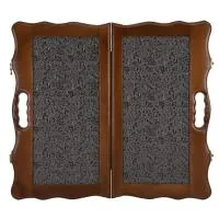 Нарды кожаные РФН "Серебро" малые в дипломате