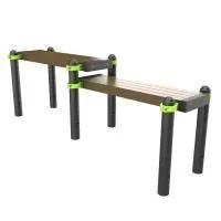 W352 GTO Скамья гимнастическая горизонтальная разноуровневая (двойная) ZAVODSPORTA