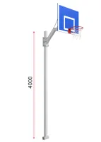 Баскетбольная стойка регулируемая, для открытых площадок