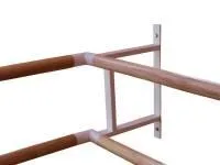 Кронштейн угловой двухрядного балетного станка Батман, пристенный