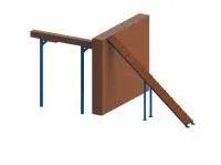 Элемент полосы препятствий с наклонной доской