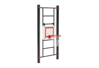 Гимнастический снаряд «Шведская стенка» с баскетбольным щитом 108х3,5 м