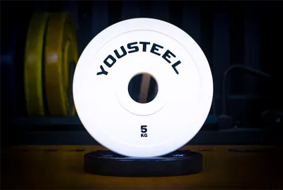 Диск YOUSTEEL бамперный соревновательный 5 кг.