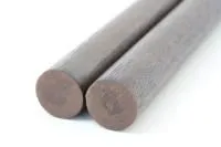 Деревянный поручень для хор. станков 2 м. Дуб (орех + черная патина)