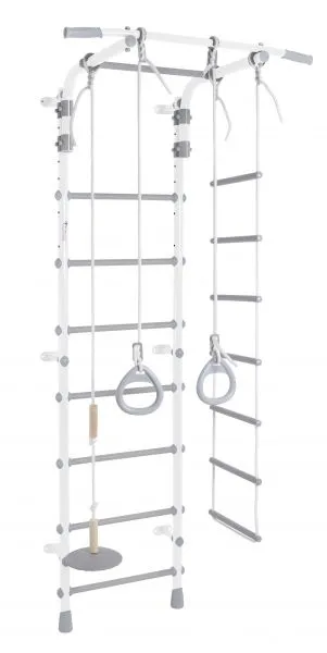 Детский спортивный комплекс Формула Здоровья Pastel 2 (белый-серый)