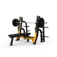 Олимпийская горизонтальная скамья с доводчиком Magnum