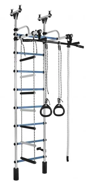 Детский спортивный комплекс Формула Здоровья Жирафик (белый-голубой)