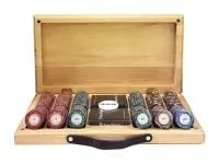 Набор для покера Casino Royale на 300 фишек в кейсе из бука, Partida