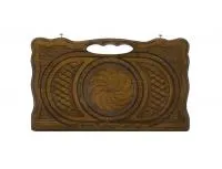 Нарды резные "Бесконечность" с ручкой 30, Haleyan