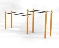 Брусья двойные разновысотные Воркаут