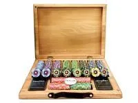 Набор для покера EPT Ceramic на 500 фишек в кейсе из бука, Partida