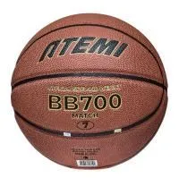 Мяч баскетбольный Atemi, р. 7, композитная кожа, 8 панелей, BB700N, окруж 75-78, клееный