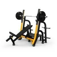 Олимпийская скамья с положительным наклоном с доводчиком Magnum