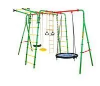 Спортивно-игровой комплекс Kampfer Wunder (Гнездо большое синее (желтая лиана))