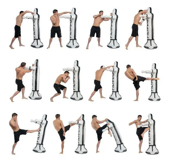 Спарринг-партнер FILIPPOV из натуральной кожи (Коричневый) - 163см/85кг