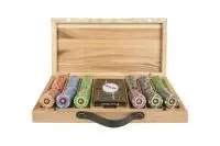 Набор для покера EPT Ceramic на 300 фишек в кейсе из ясеня v2, Partida