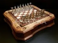 Шахматы "Легион" клен антик